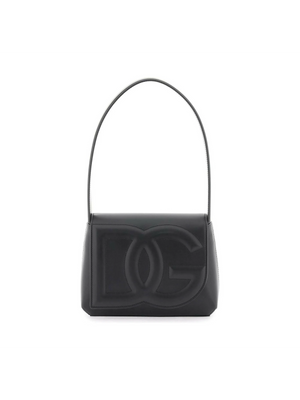 DG Logo Bag Calfskin Shoulder Bag.