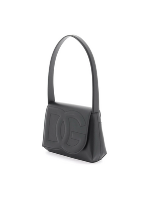 DG Logo Bag Calfskin Shoulder Bag.