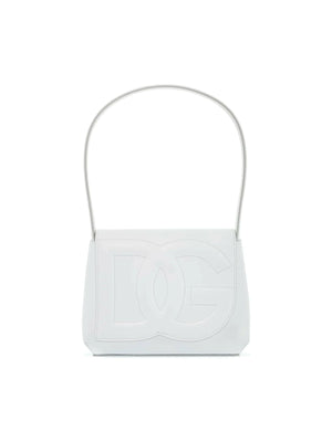 DG Logo Bag Calfskin Shoulder Bag.