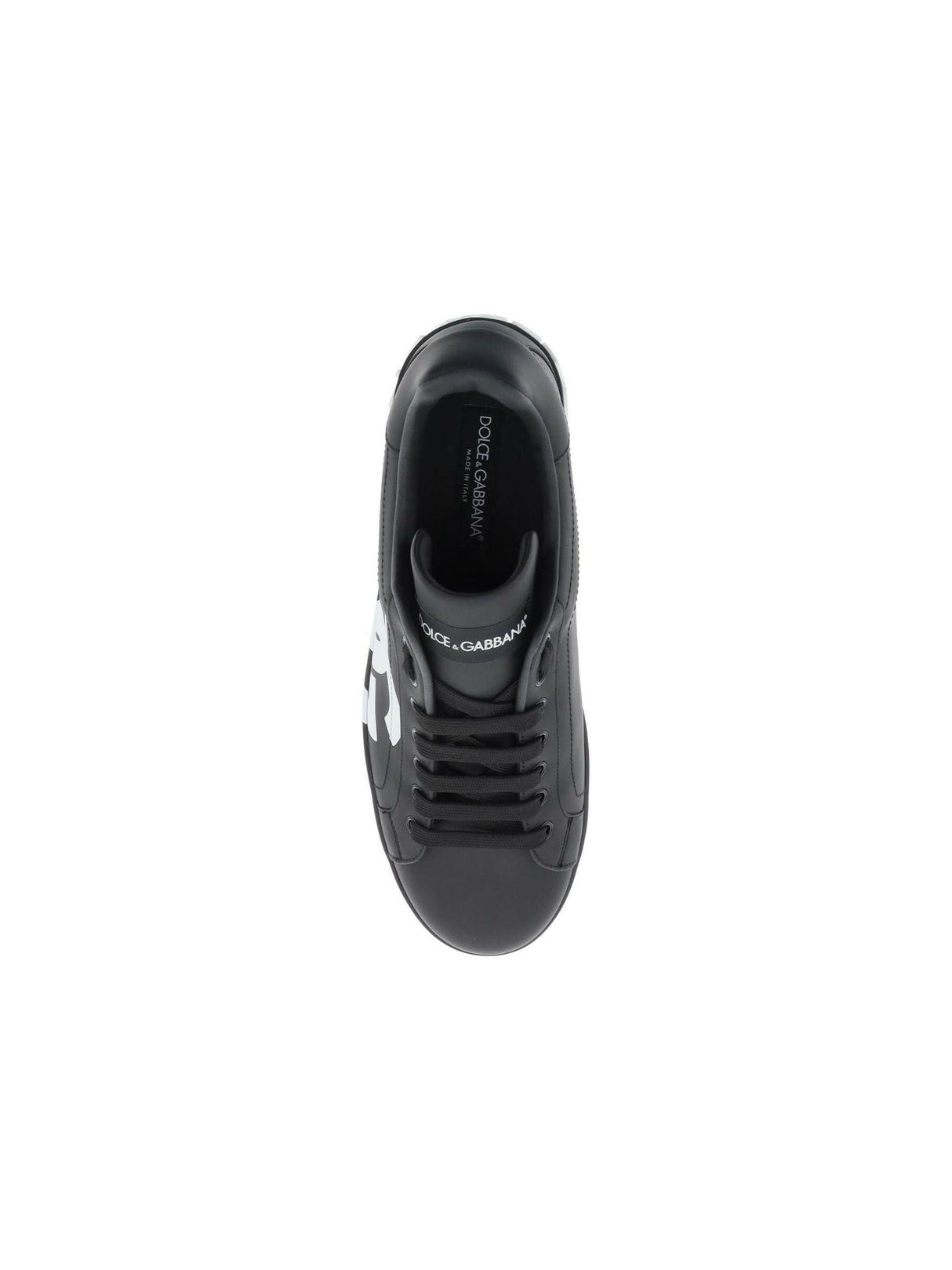 DG Logo Nappa Leather Portofino Sneakers.