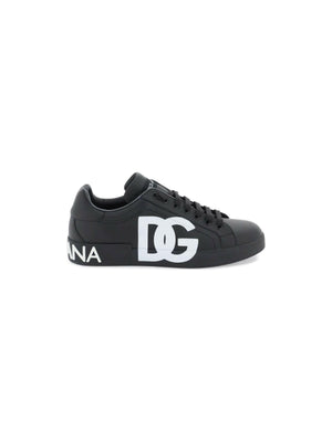 DG Logo Nappa Leather Portofino Sneakers.