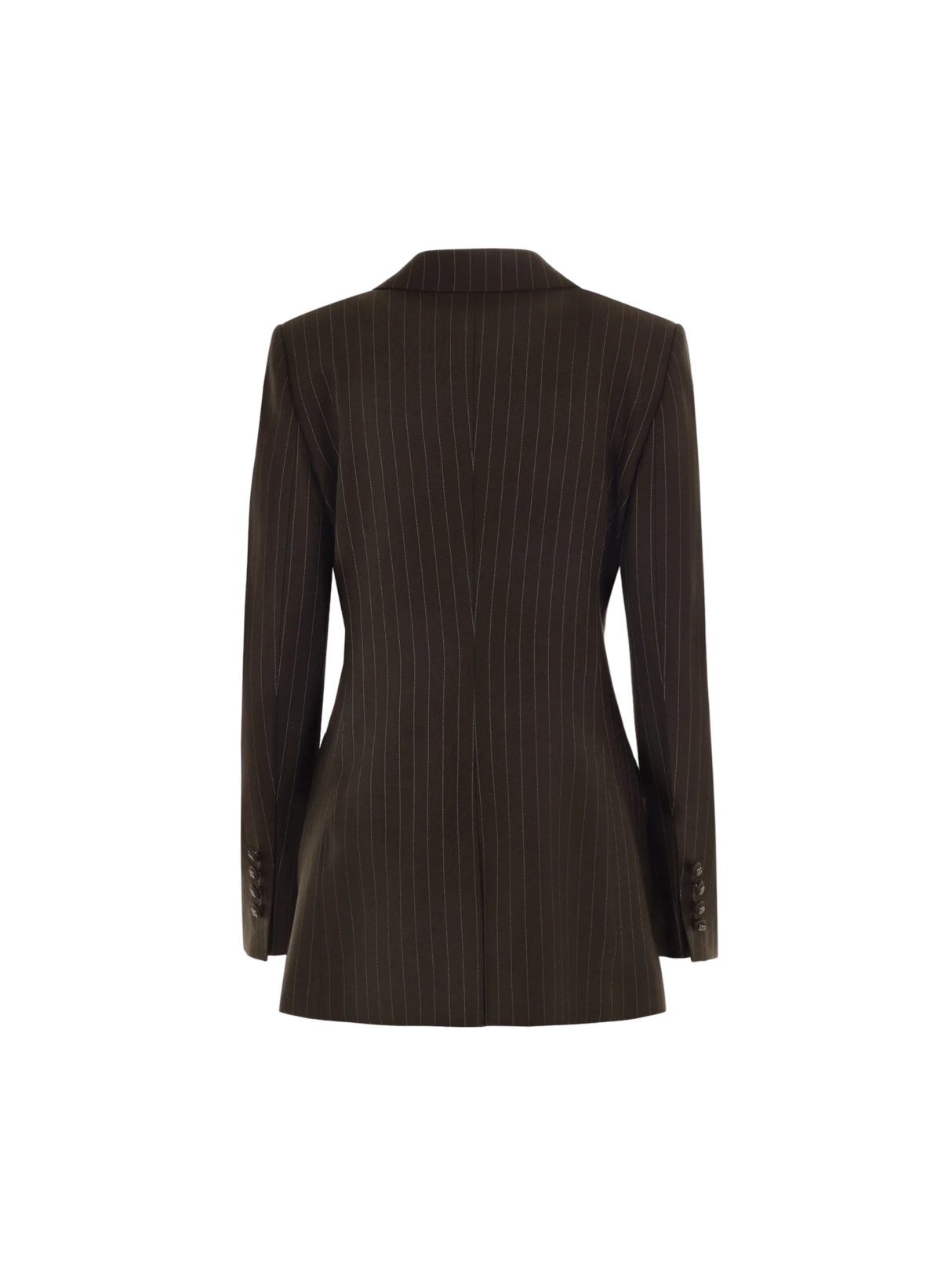 Double-Breasted Pinstriped Wool Blazer-Dolce & Gabbana-JOHN JULIA