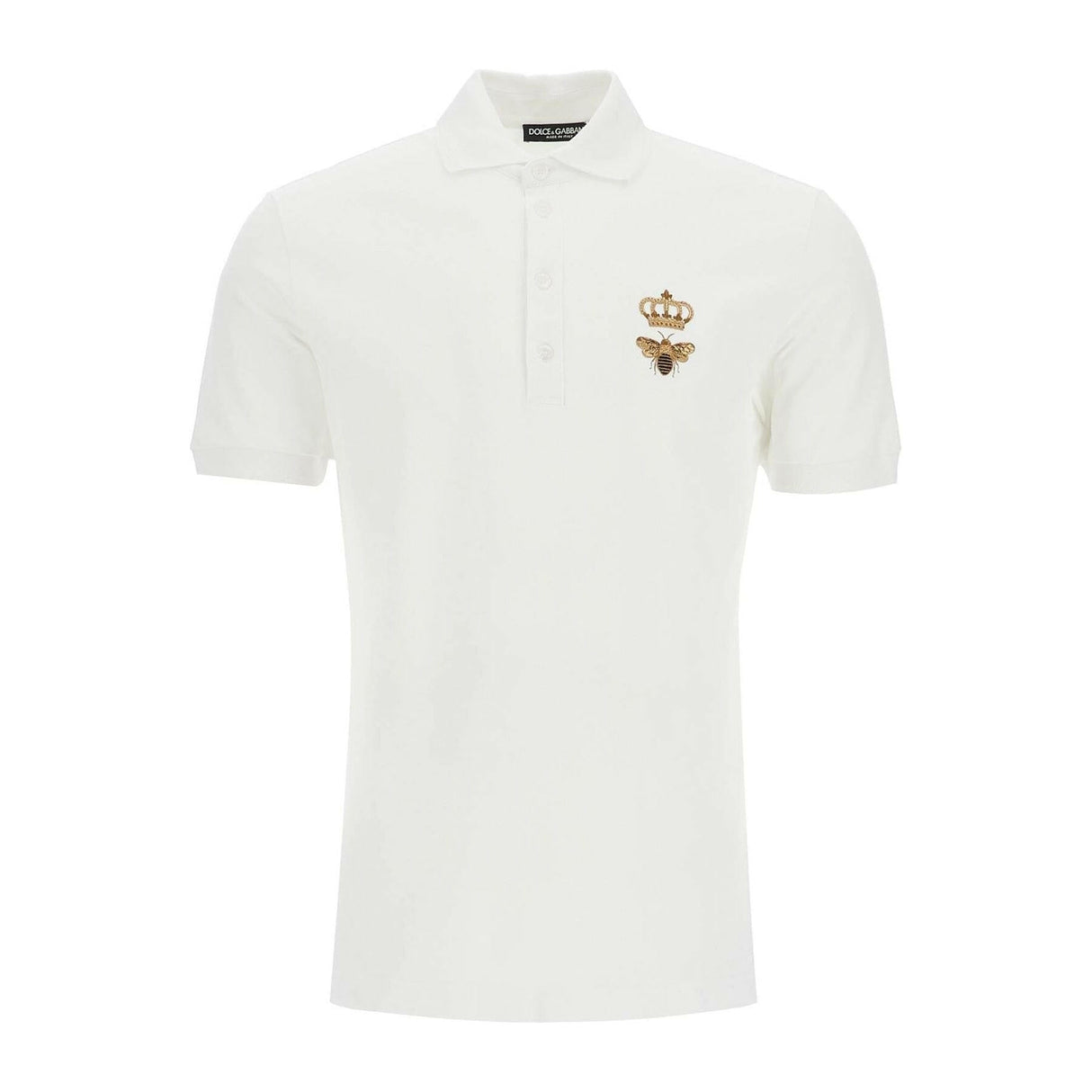 Embroidered Cotton Piqué Polo Shirt.