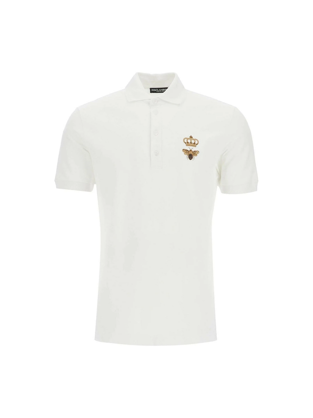 Embroidered Cotton Piqué Polo Shirt.