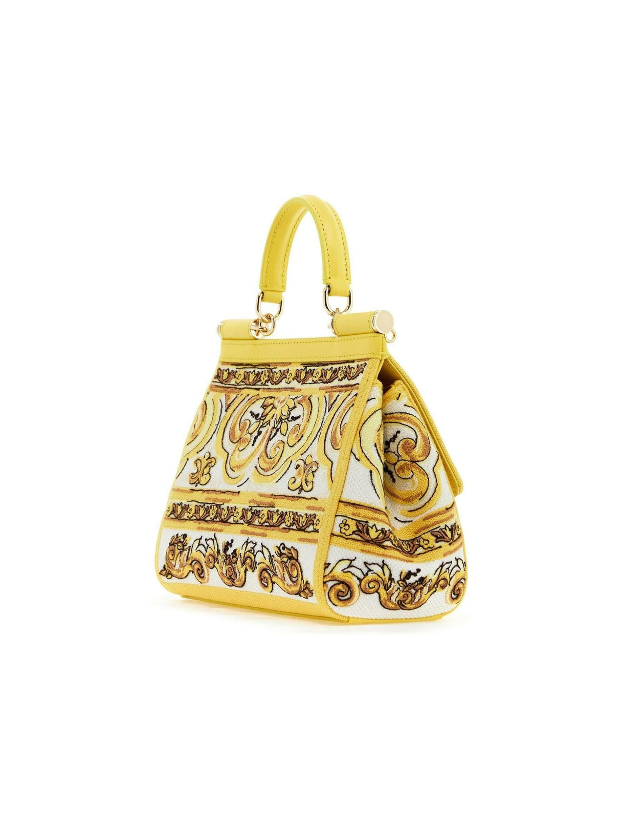 Embroidered Majolica Medium Sicily Handbag.