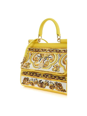 Embroidered Majolica Medium Sicily Handbag.