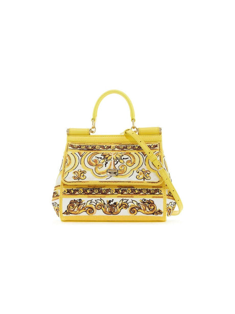 Embroidered Majolica Medium Sicily Handbag.