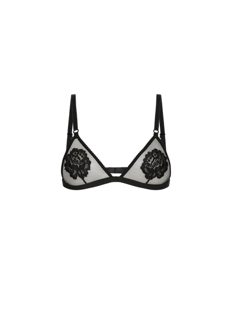 Embroidered Mesh Bra-Dolce & Gabbana-JOHN JULIA