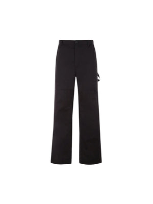 Gabardine Workwear Pants-DOLCE&GABBANA-JOHN JULIA