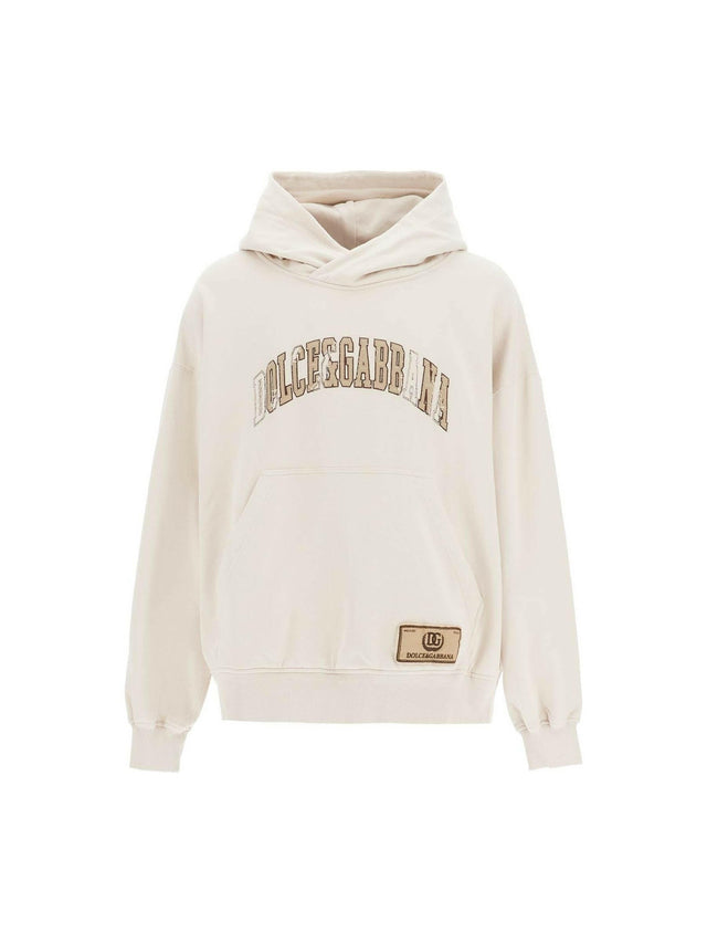 Hooded Sweatshirt With Embroidered Logo.