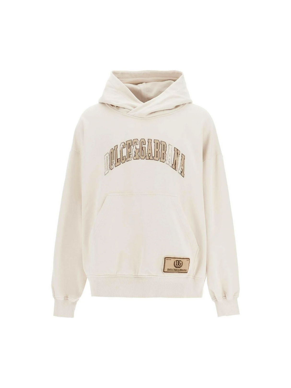 Hooded Sweatshirt With Embroidered Logo.