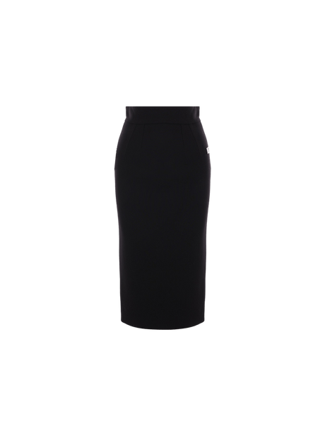 Jersey Midi Pencil Skirt-DOLCE&GABBANA-JOHN JULIA