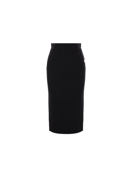 Jersey Midi Pencil Skirt-DOLCE&GABBANA-JOHN JULIA