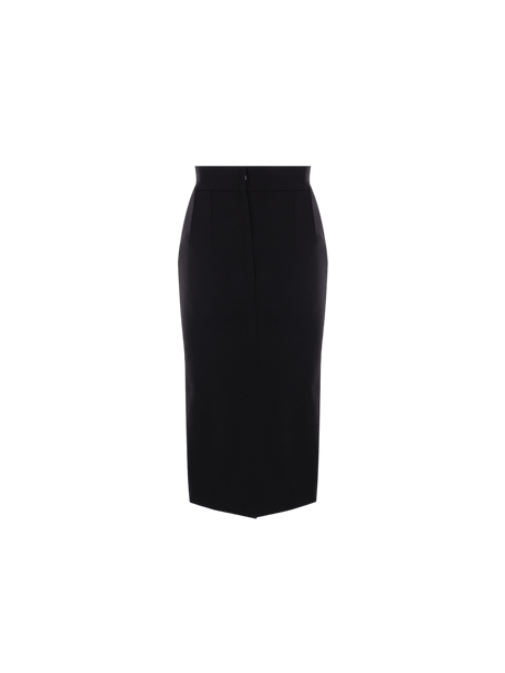 Jersey Midi Pencil Skirt-DOLCE&GABBANA-JOHN JULIA