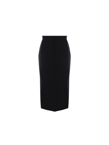 Jersey Midi Pencil Skirt-DOLCE&GABBANA-JOHN JULIA