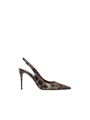 Kim Patent Leather Slingbacks-DOLCE&GABBANA-JOHN JULIA