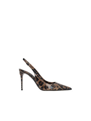 Kim Patent Leather Slingbacks-DOLCE&GABBANA-JOHN JULIA