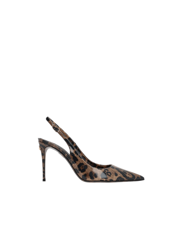 Kim Patent Leather Slingbacks-DOLCE&GABBANA-JOHN JULIA