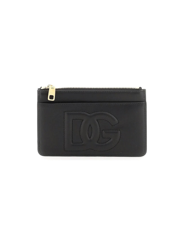 Leather Cardholder DG Logo - OS - Women > Accessories > Wallets and Small Leather Goods > Card holders