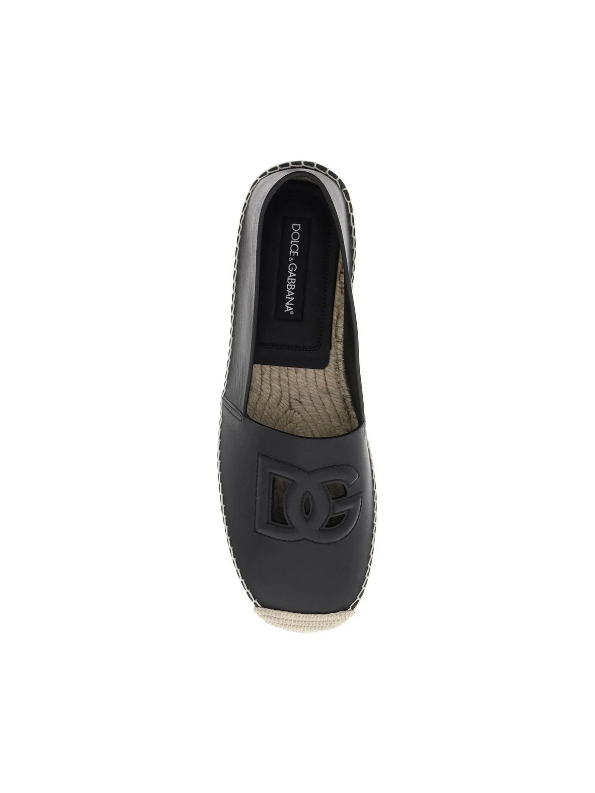 Leather Espadrilles With DG Logo DOLCE & GABBANA JOHN JULIA.