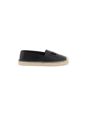 Leather Espadrilles With DG Logo DOLCE & GABBANA JOHN JULIA.