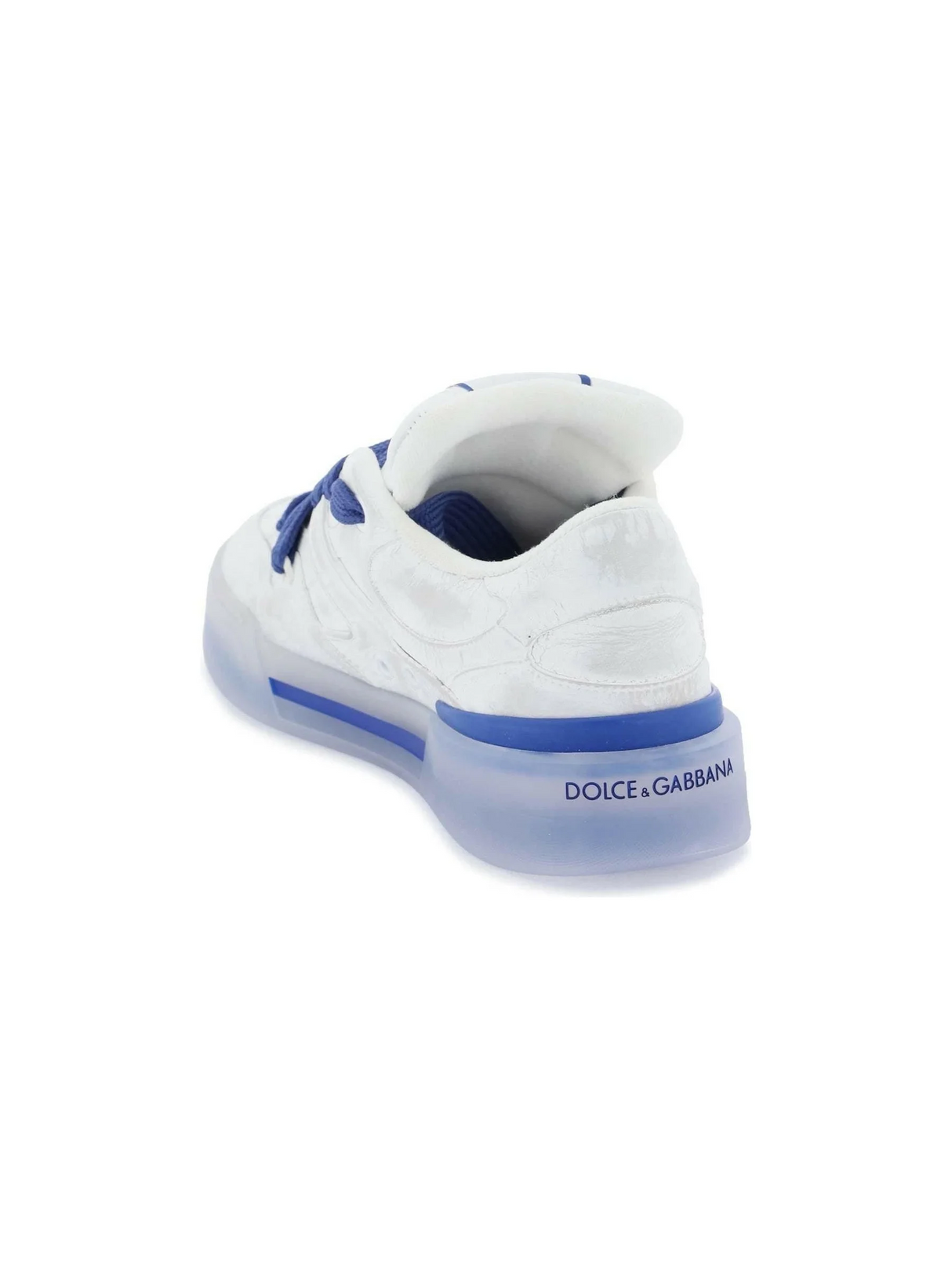 White Leather New Roma Sneakers DOLCE & GABBANA JOHN JULIA.