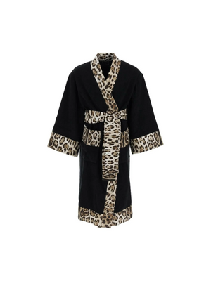 Leo Print Bathrobe DOLCE & GABBANA JOHN JULIA.