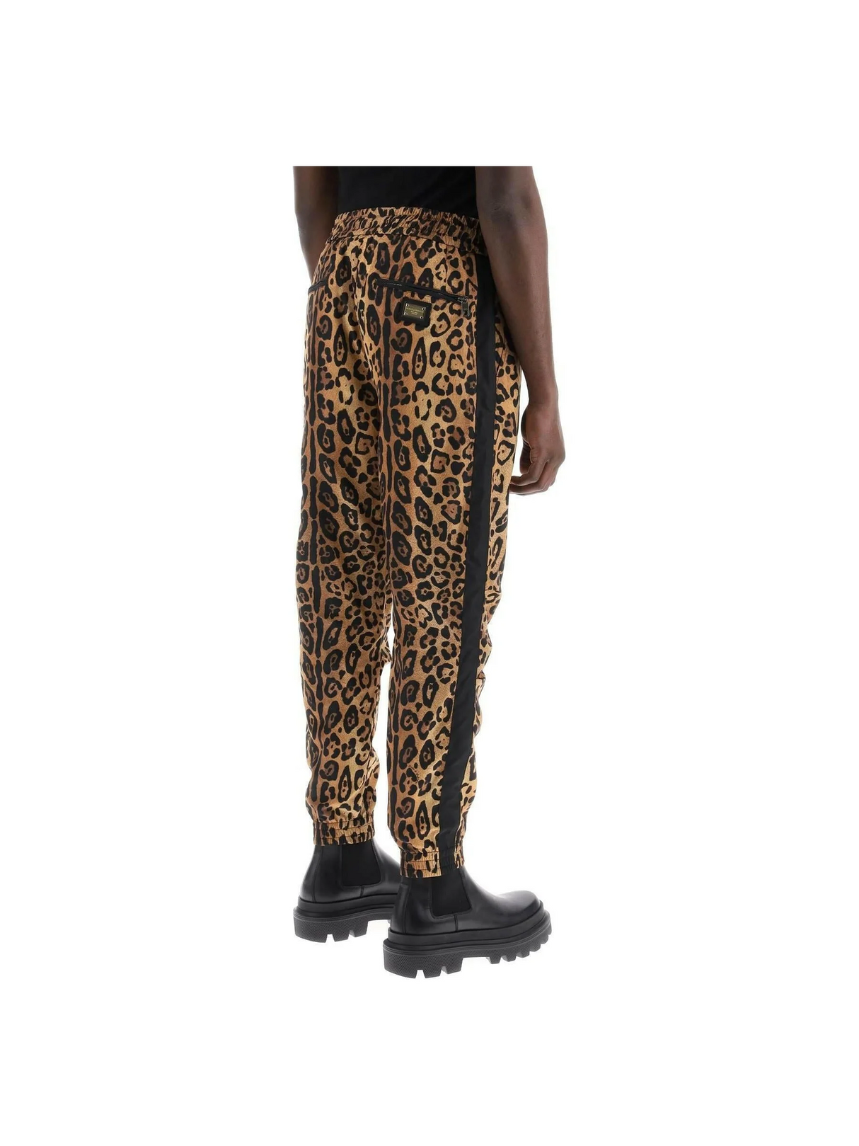 Leopard Print Nylon Jogger Pants DOLCE & GABBANA JOHN JULIA.