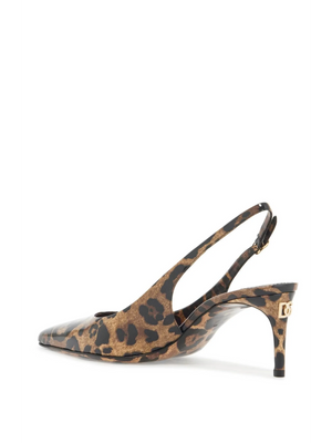 Leopard Print Slingback Pumps-Dolce & Gabbana-JOHN JULIA