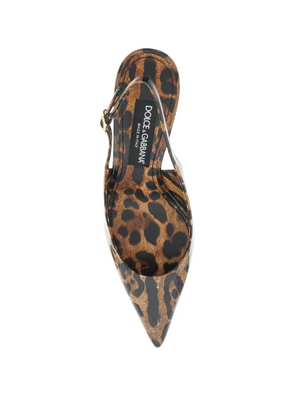 Leopard Print Slingback Pumps-Dolce & Gabbana-JOHN JULIA