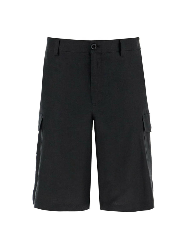 Linen Cargo Shorts DOLCE&GABBANA