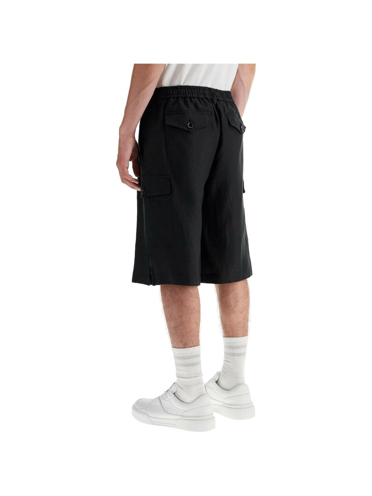 Linen Cargo Shorts DOLCE&GABBANA