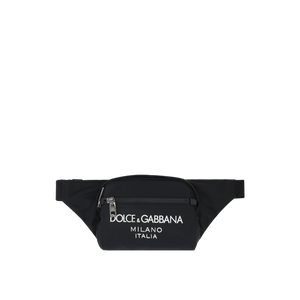 Logo-Detailed Nylon Belt Bag-DOLCE&GABBANA-JOHN JULIA