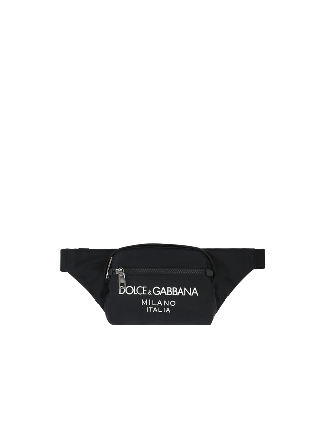 Logo-Detailed Nylon Belt Bag-DOLCE&GABBANA-JOHN JULIA