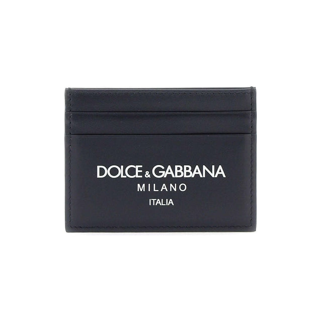 Logo Leather Cardholder DOLCE & GABBANA JOHN JULIA.