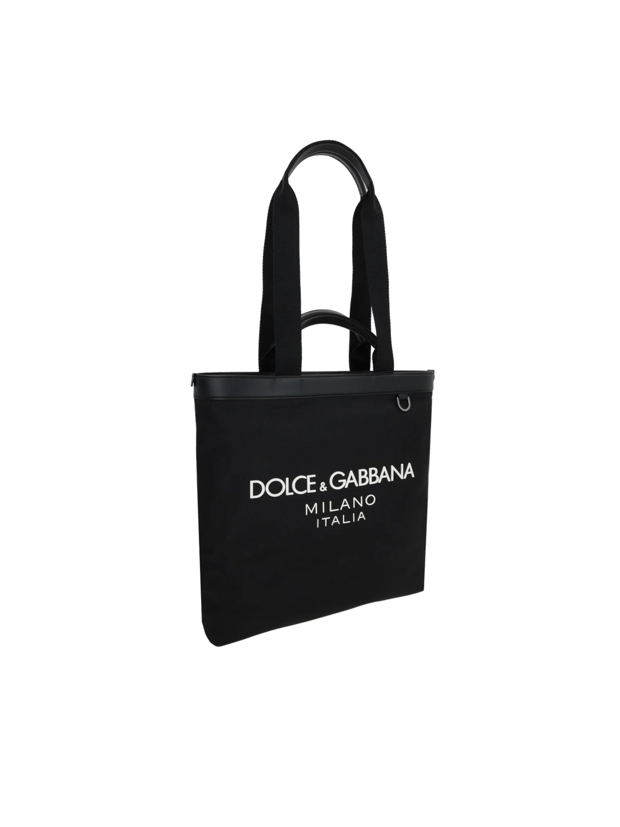 Logo Print Nylon Tote Bag-DOLCE&GABBANA-JOHN JULIA