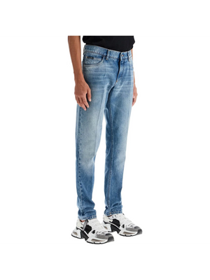 DOLCE & GABBANA-Low Rise Regular Fit Jeans -JOHN JULIA.