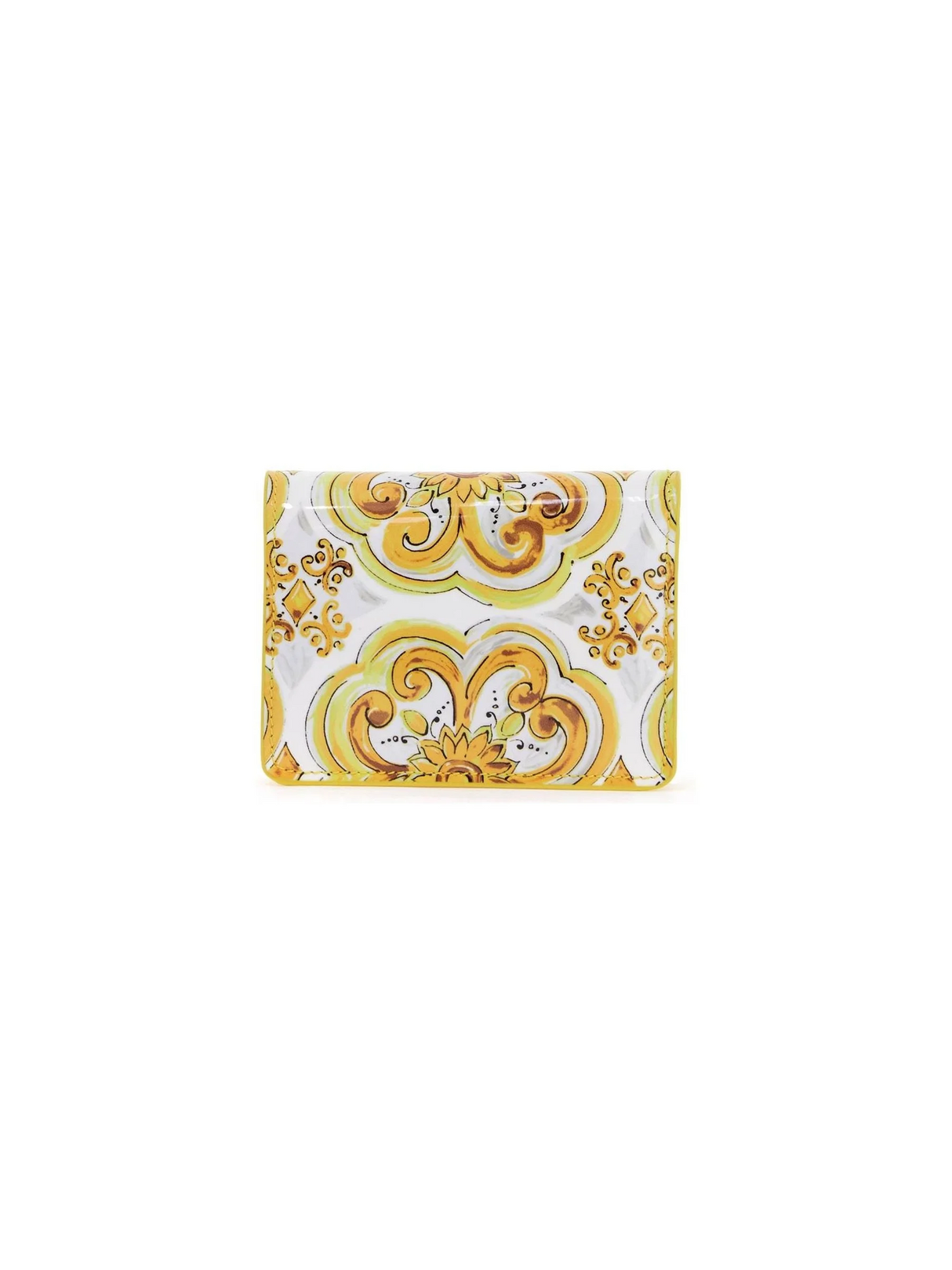 DOLCE & GABBANA-Majolica-Print 3.5 Continental Wallet -JOHN JULIA.