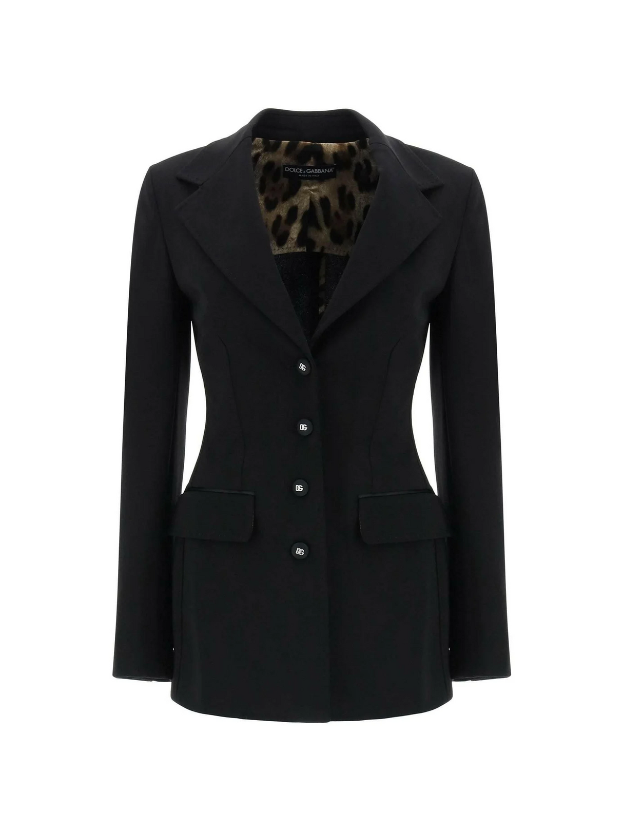 Milano Stitch Jersey Single-Breasted Jacket DOLCE & GABBANA JOHN JULIA.