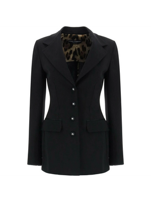 Milano Stitch Jersey Single-Breasted Jacket DOLCE & GABBANA JOHN JULIA.