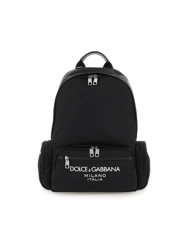 Nylon Backpack With Logo DOLCE & GABBANA JOHN JULIA.