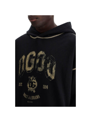 Oversized Logo Print Hoodie.