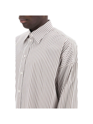 Oversized Striped Poplin Shirt DOLCE & GABBANA JOHN JULIA.