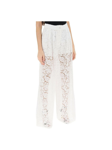 Pajama Pants In Cordonnet Lace DOLCE & GABBANA JOHN JULIA.