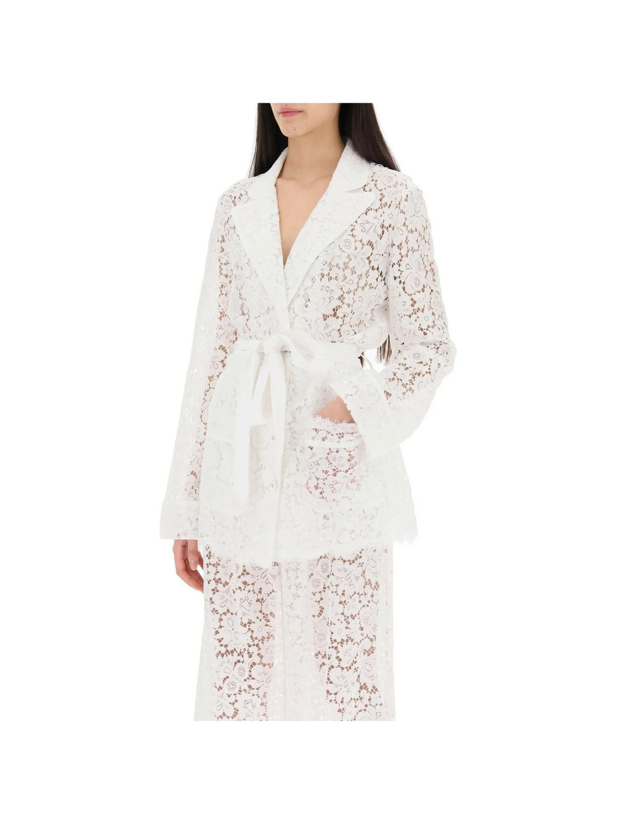 Pajama Shirt In Cordonnet Lace DOLCE & GABBANA JOHN JULIA.