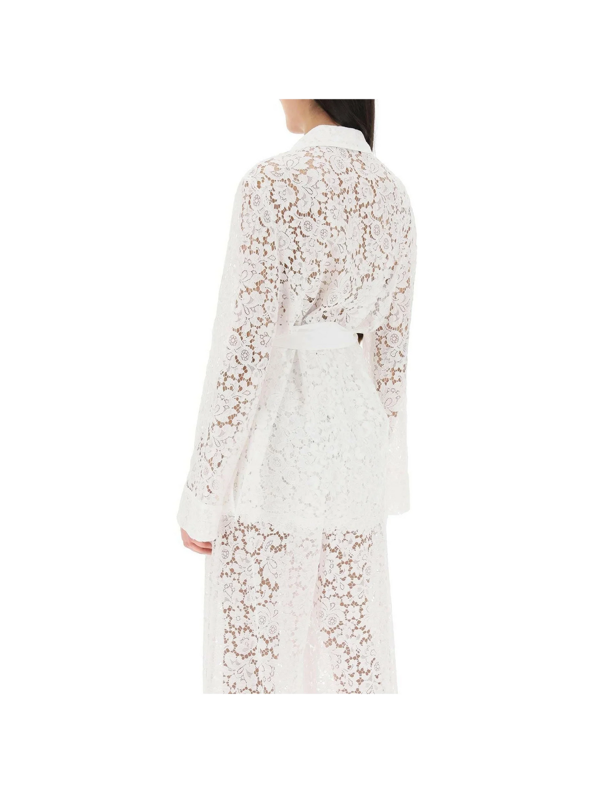 Pajama Shirt In Cordonnet Lace DOLCE & GABBANA JOHN JULIA.