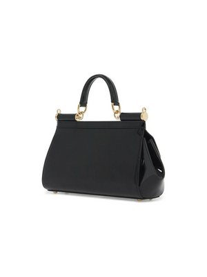 Elongated Sicily Patent Handbag-Dolce & Gabbana-JOHN JULIA