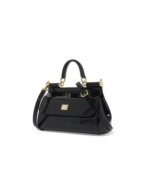 Elongated Sicily Patent Handbag-Dolce & Gabbana-JOHN JULIA