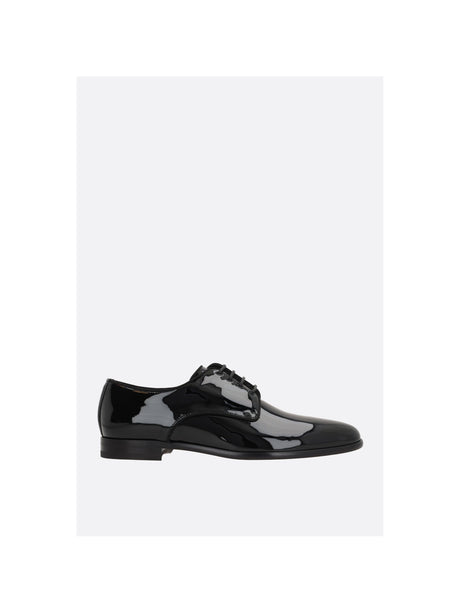 Patent Leather Derby Shoes-DOLCE&GABBANA-JOHN JULIA