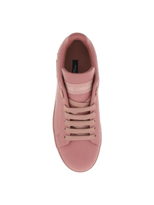 Pink Portofino Calfskin Sneakers DOLCE & GABBANA JOHN JULIA.